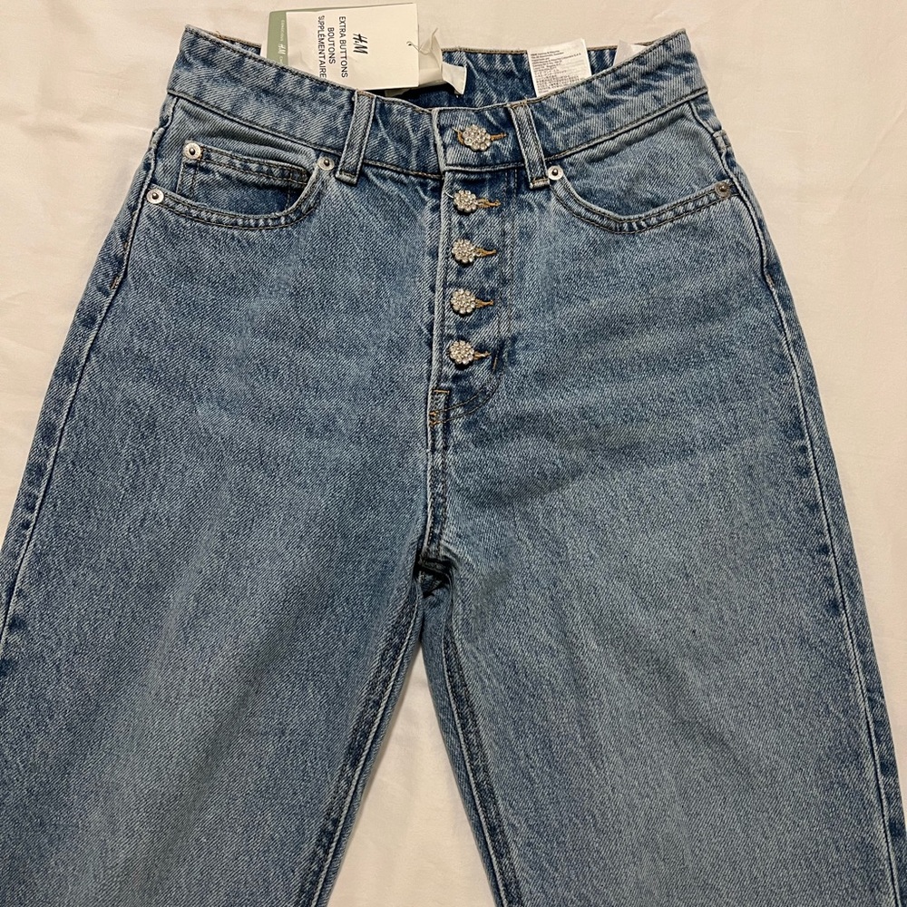 H&M Straight high rise jeans